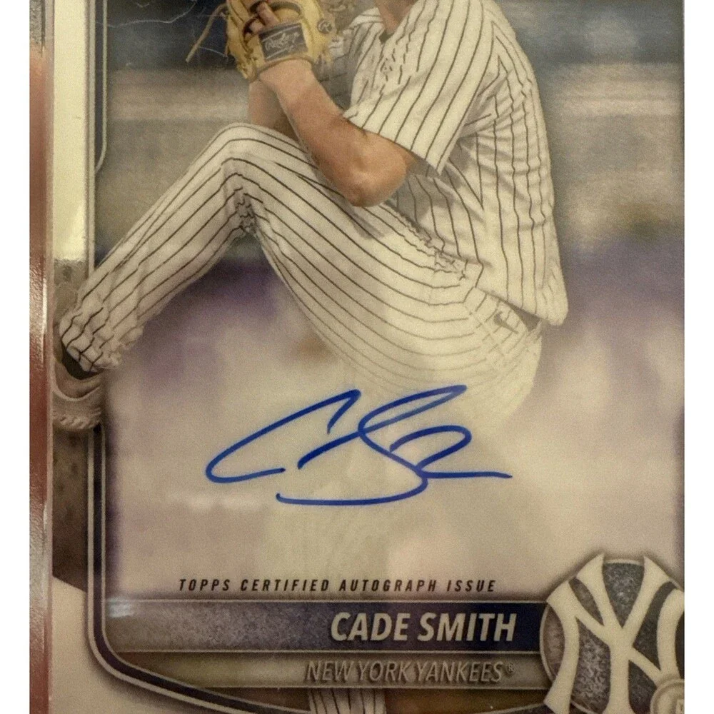2025 Bowman Chrome Cade Smith #CPA-CS 1st Bowman Auto